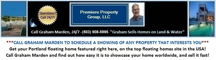 Floating Homes for Sale in Portland Oregon Floating Homes Listing Banner