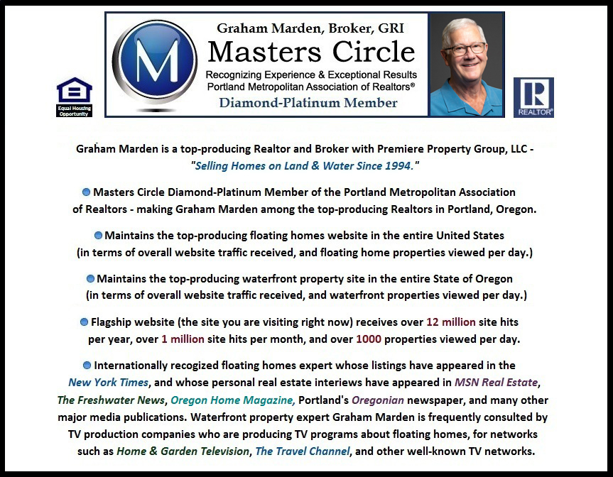 Floating Homes for Sale in Portland Oregon Bio